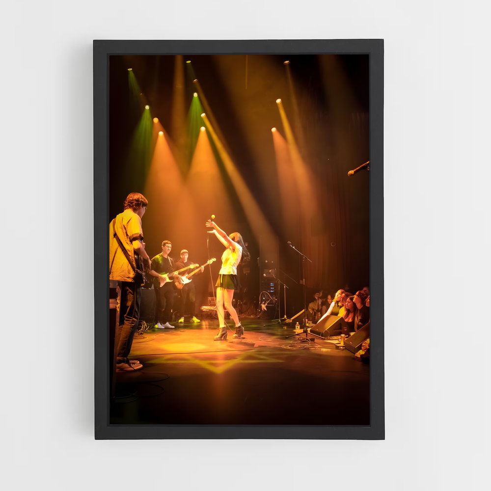 Poster Rock & Riffs – affiche Compétitions de gymnastique (vue 2)